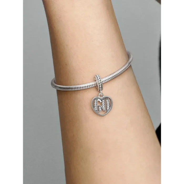 60th Celebration Dangle Charm - Image 2