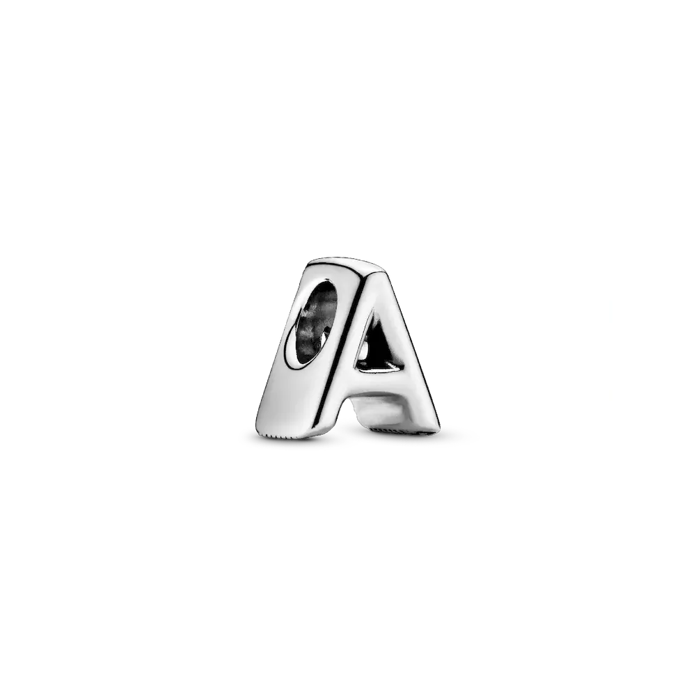 Letter A Alphabet Charm