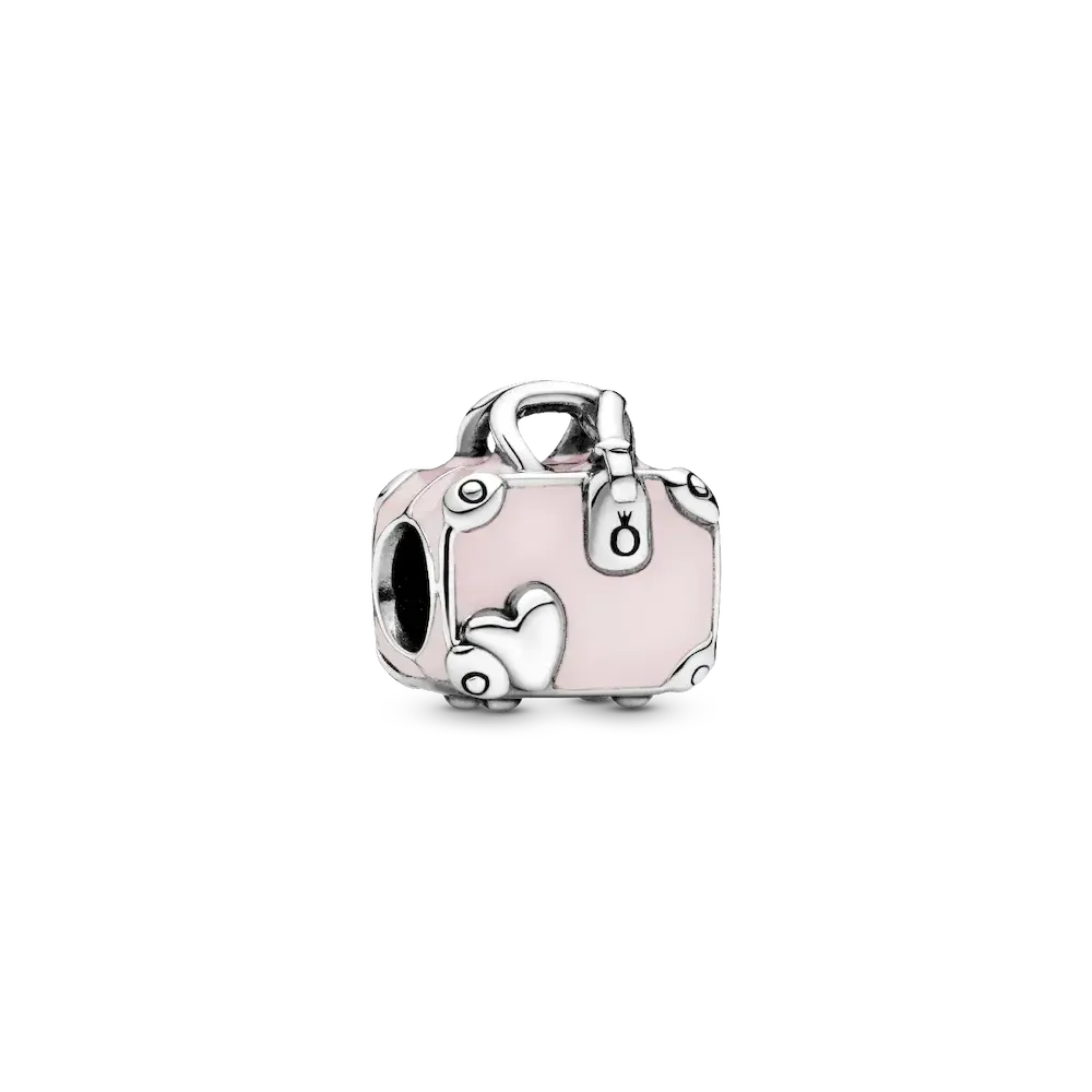Pink Travel Bag Charm