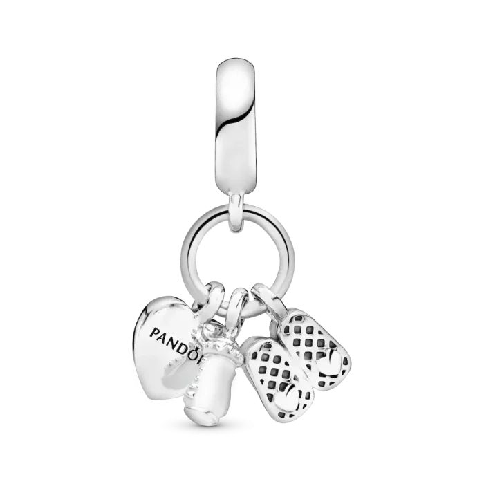 Baby Bottle and Shoes Dangle Charm - Image 7