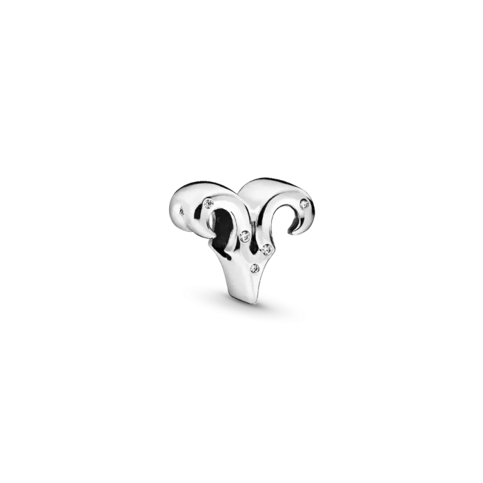 Aries Zodiac Charm Studded Bracelet Set - Image 2