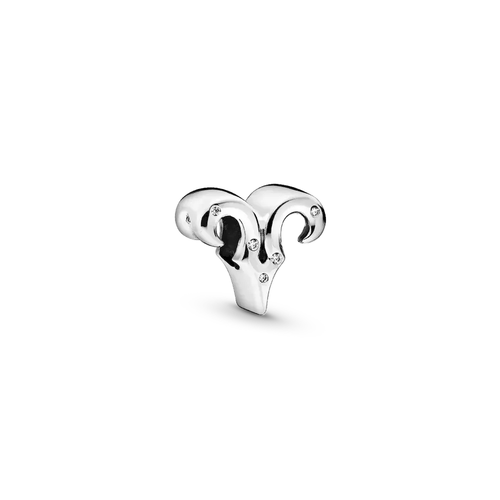 Sparkling Aries Zodiac Charm