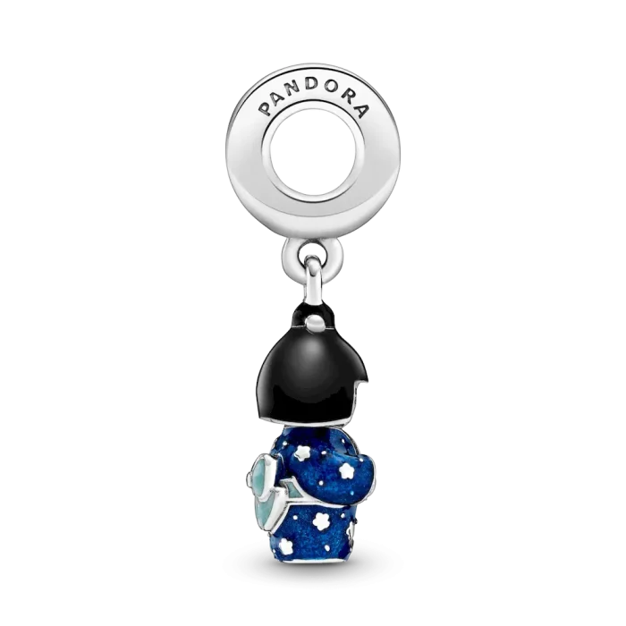 Japanese Doll in Blue Kimono Dangle Charm - Image 5