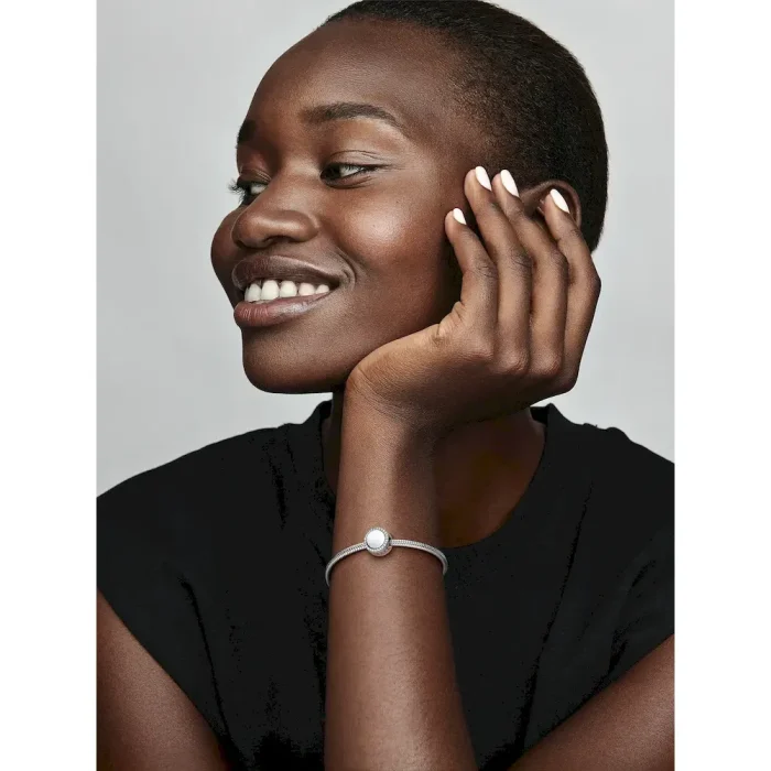 Engravable Sparkling Button Charm - Image 3