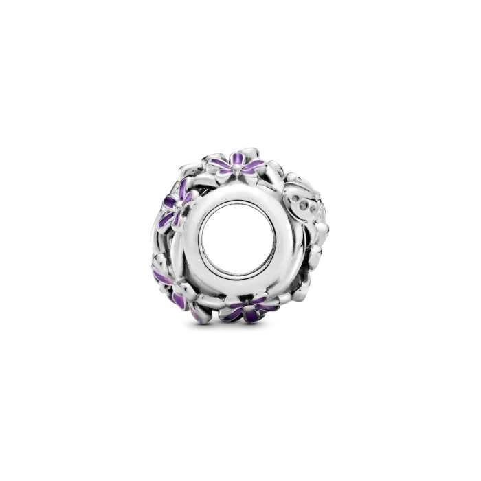 Openwork Purple Daisy Charm - Image 5