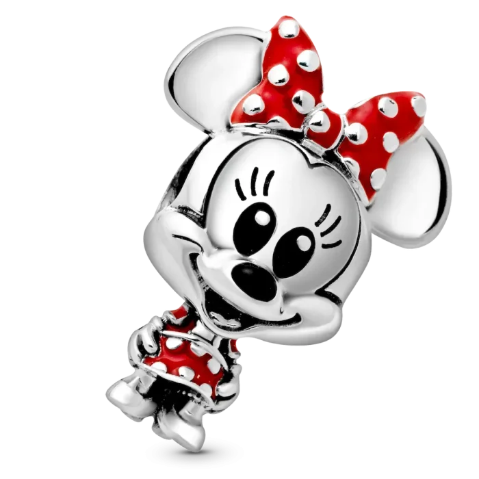 Disney Minnie Mouse Dotted Dress & Bow Charm - Image 5