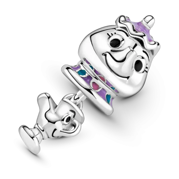 Disney Beauty and the Beast Mrs. Potts and Chip Dangle Charm - Image 7