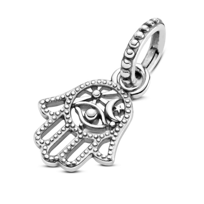 Protective Hamsa Hand Dangle Charm - Image 4