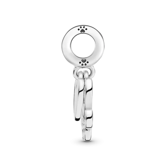 Hearts & Paw Print Dangle Charm - Image 4
