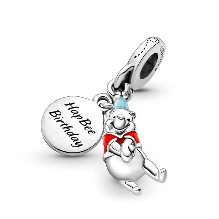 Disney Winnie the Pooh Birthday Dangle Charm - Image 4