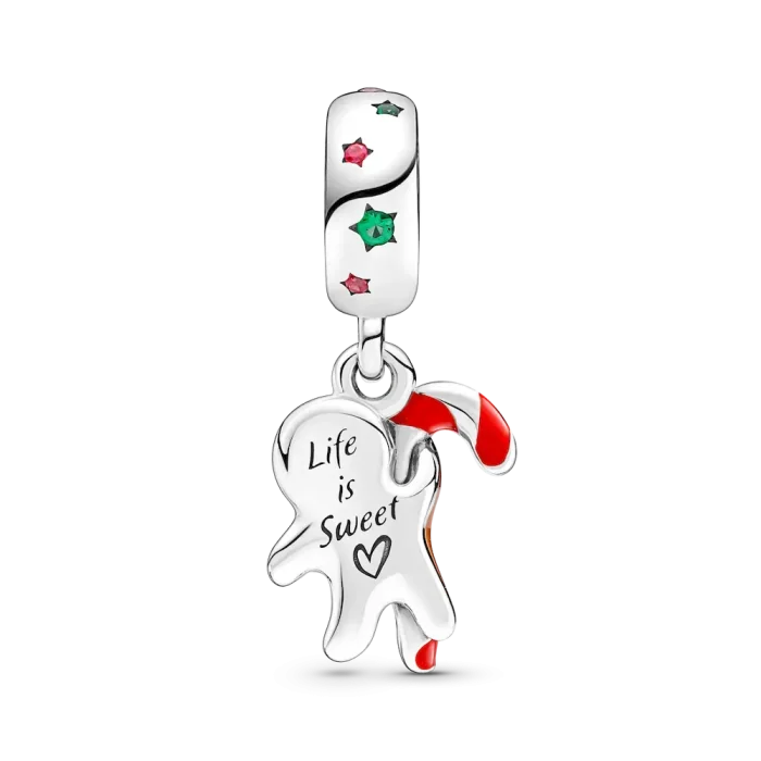 Gingerbread Man Dangle Charm - Image 4