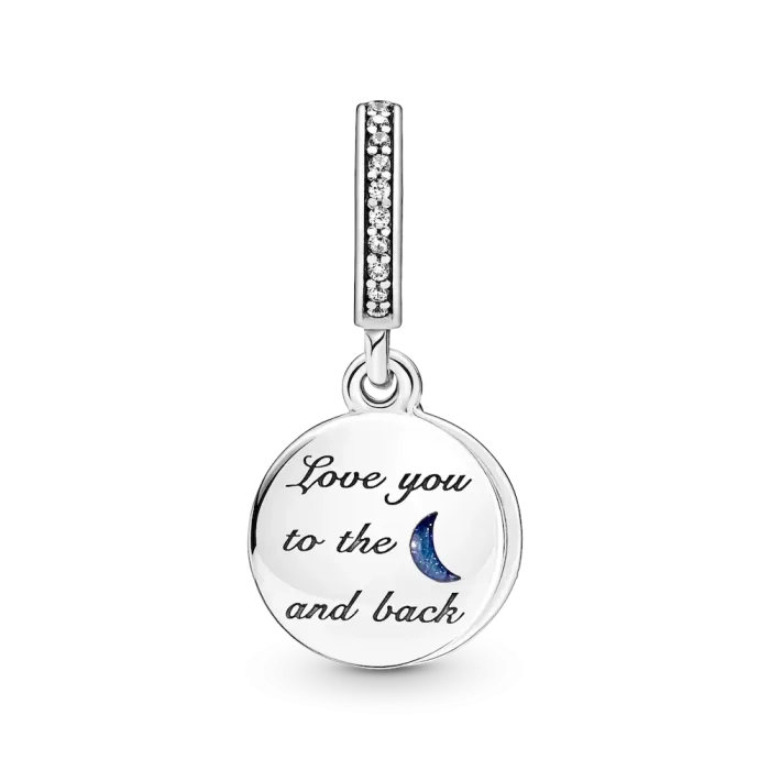 Double Dangle Tree & Galaxy Moon Charm - Image 5