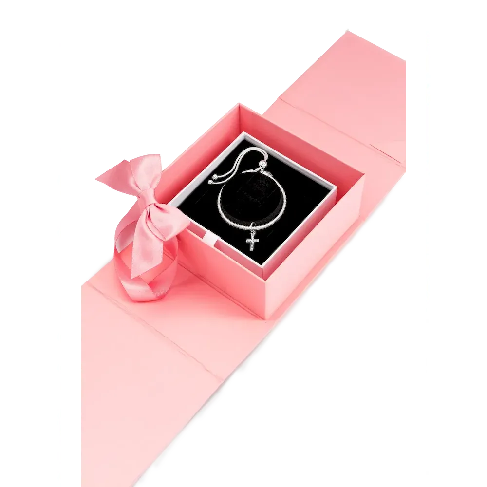 Sparkling Cross Bracelet Gift Set