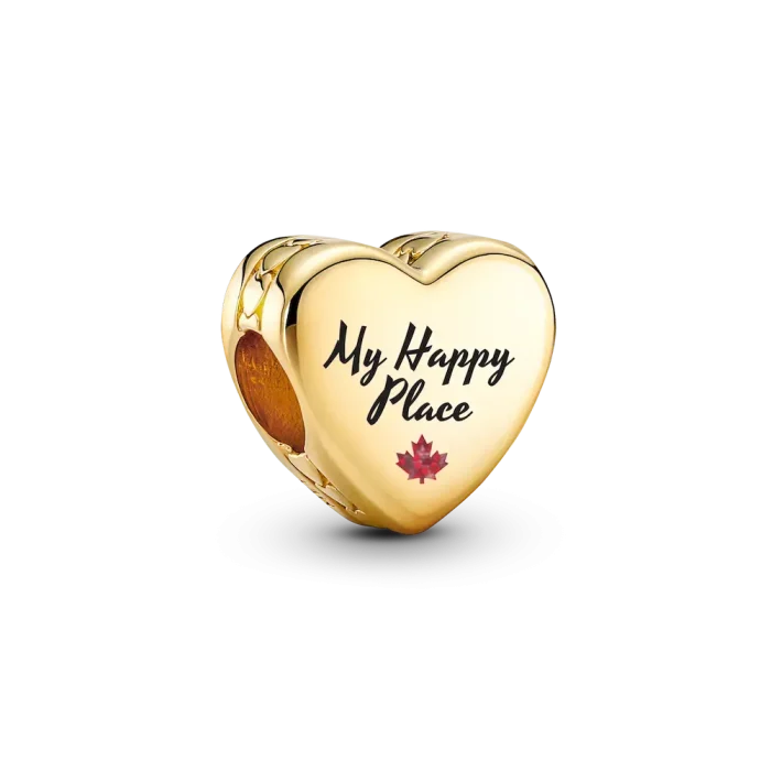 FINAL SALE - Vancouver My Happy Place Heart Charm - Image 2