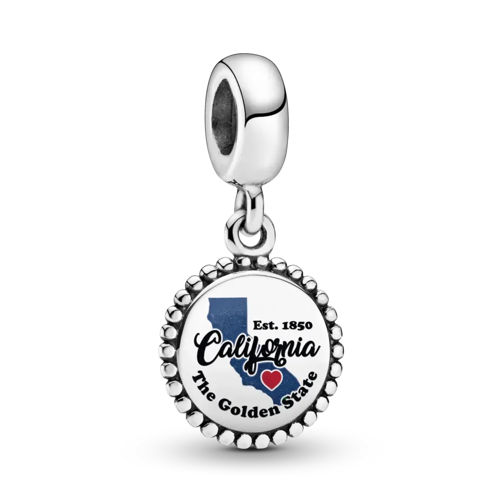 ENG791169_400_1.webp California State Map Dangle Charm - Image 1
