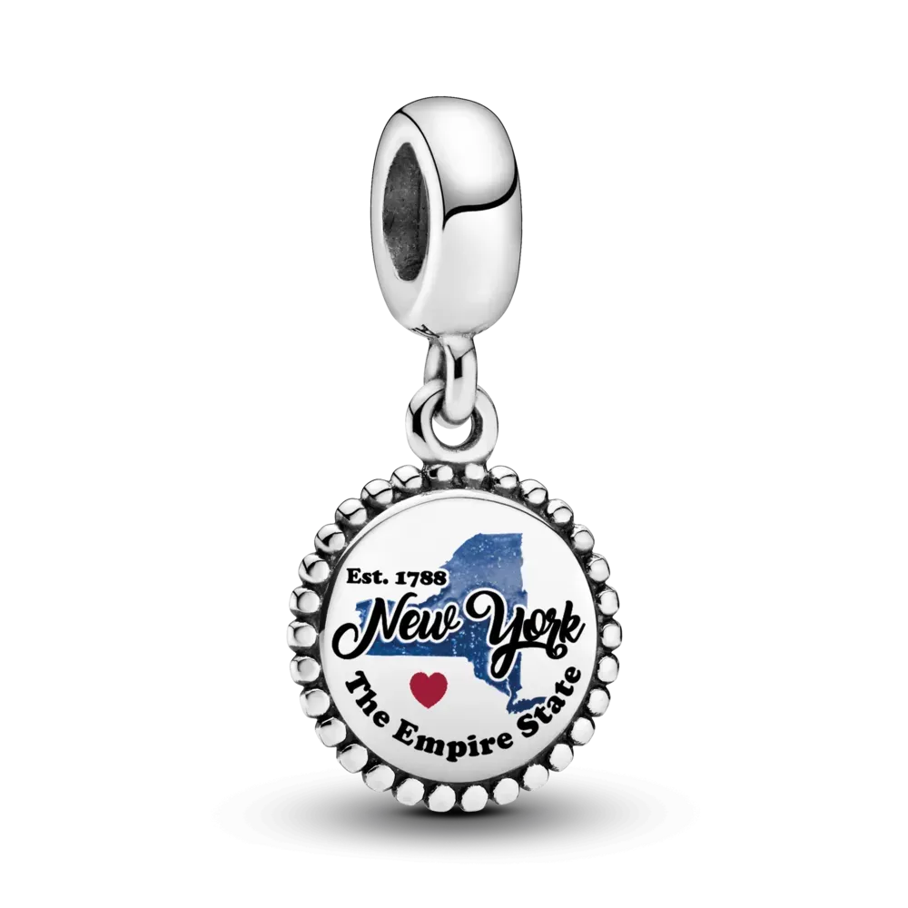 ENG791169_407_1.webp New York State Map Dangle Charm - Image 1