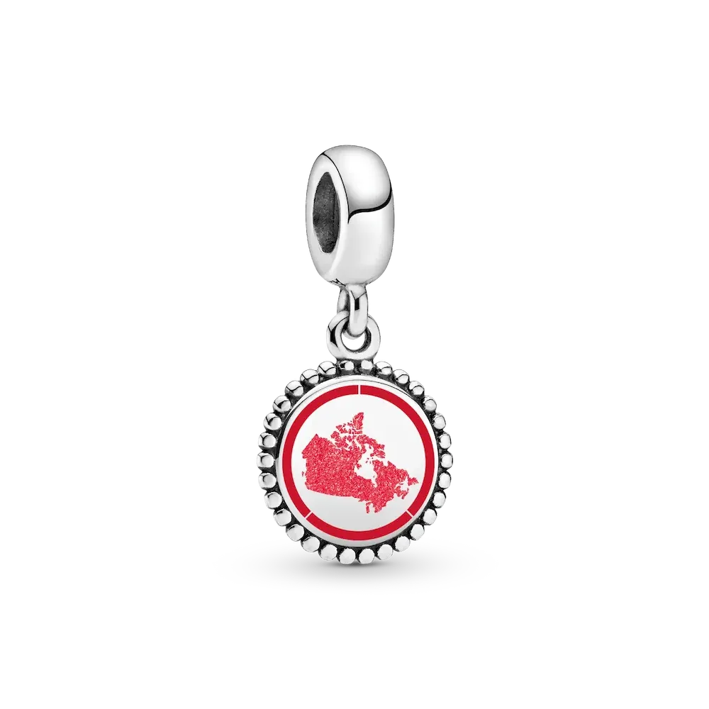 Canada Map Charm