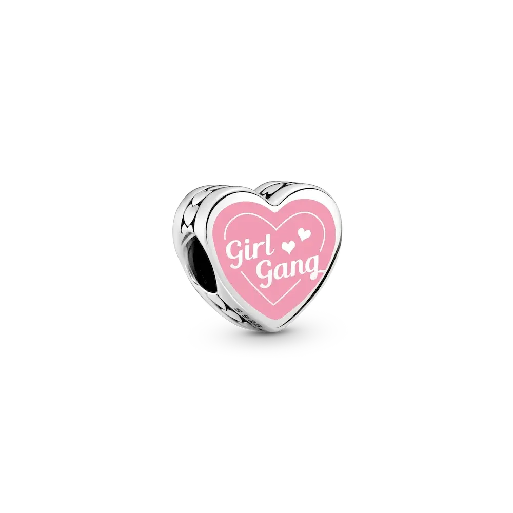 Girl Gang Heart Charm