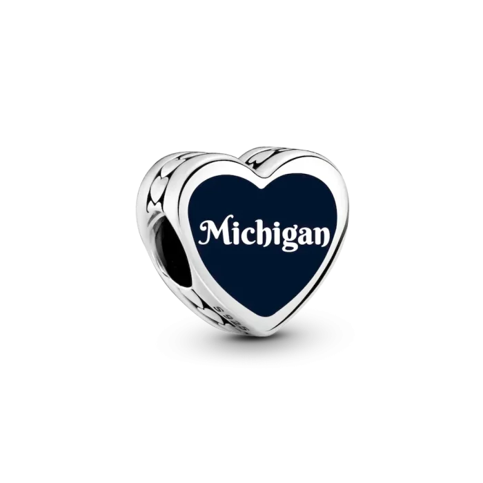Michigan Heart Charm - Image 2