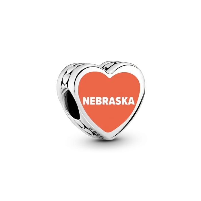 Nebraska Heart Charm - Image 3