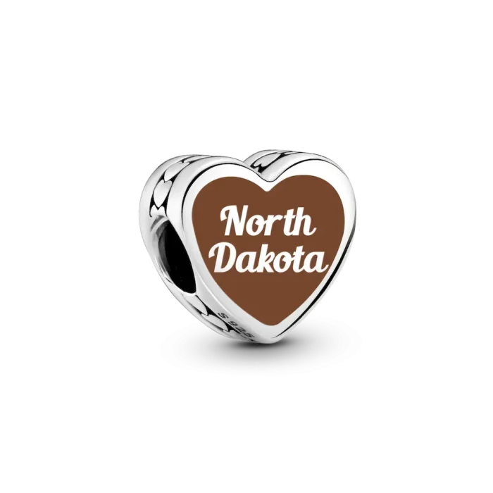 North Dakota Heart Charm - Image 3
