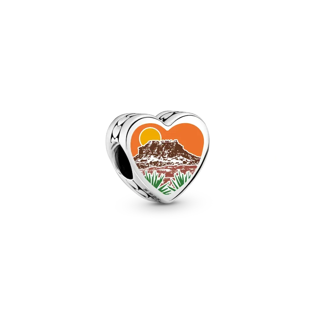 Oklahoma Heart Charm