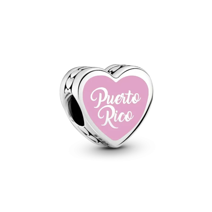 Puerto Rico Heart Charm - Image 2