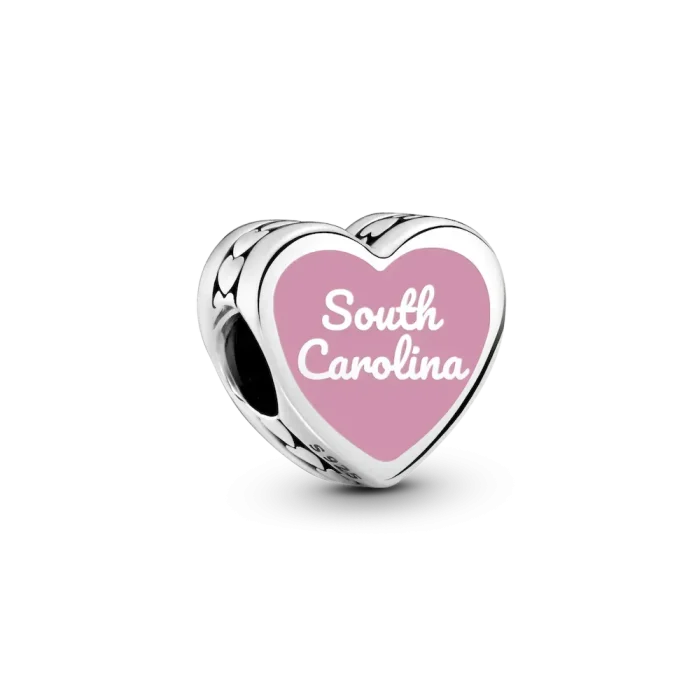 South Carolina Heart Charm - Image 2