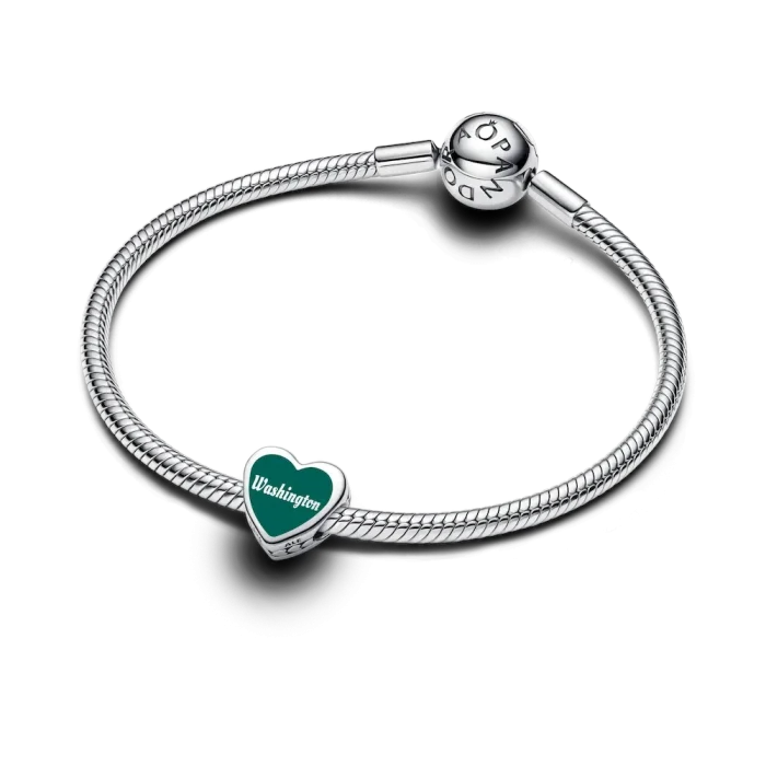 Washington State Scene Heart Charm - Image 3