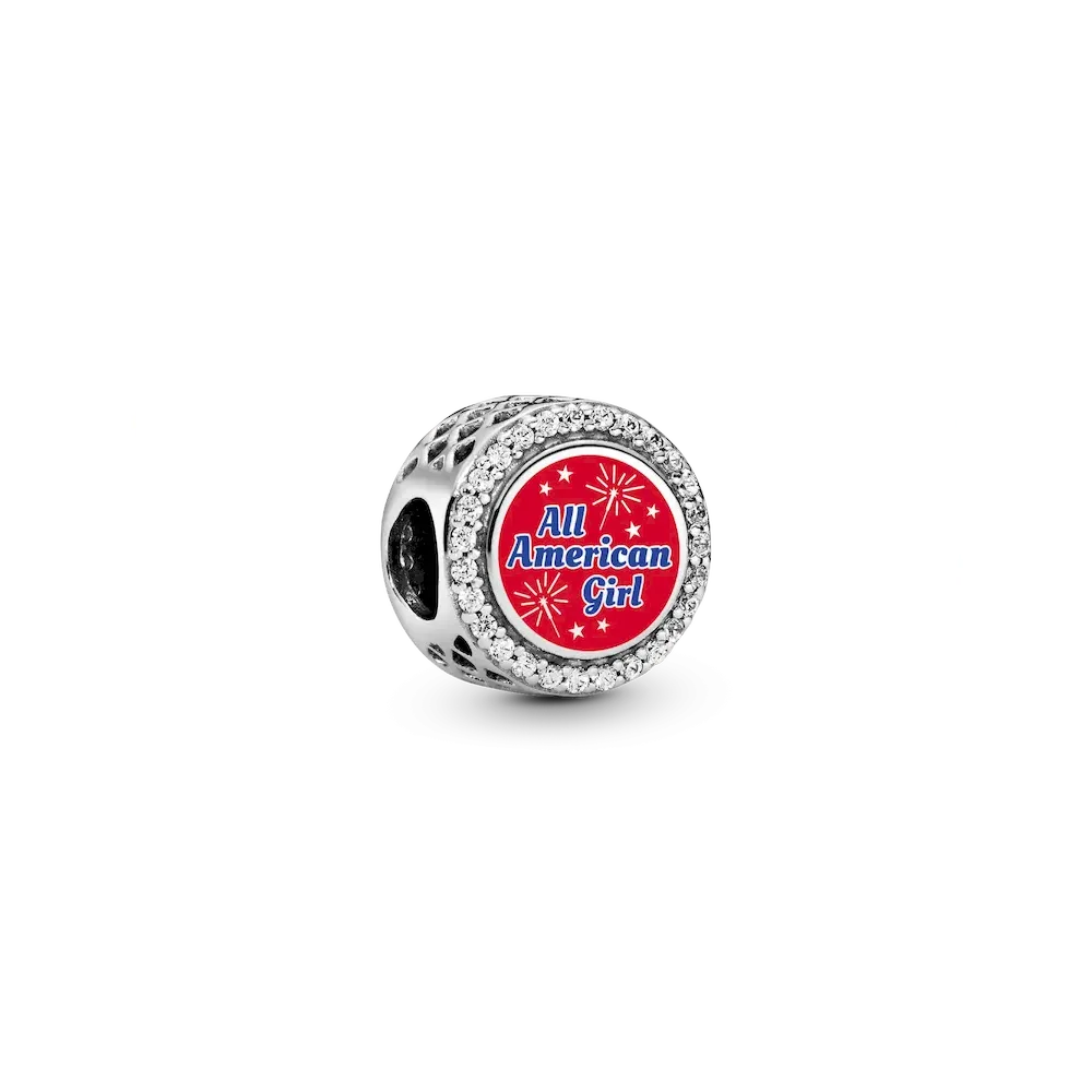 All American Girl Charm