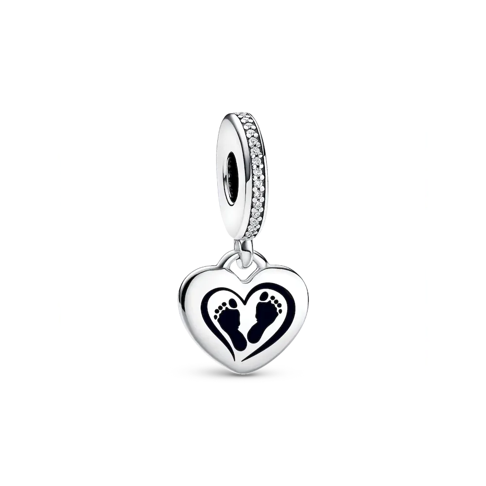 Footprint Dangle Charm