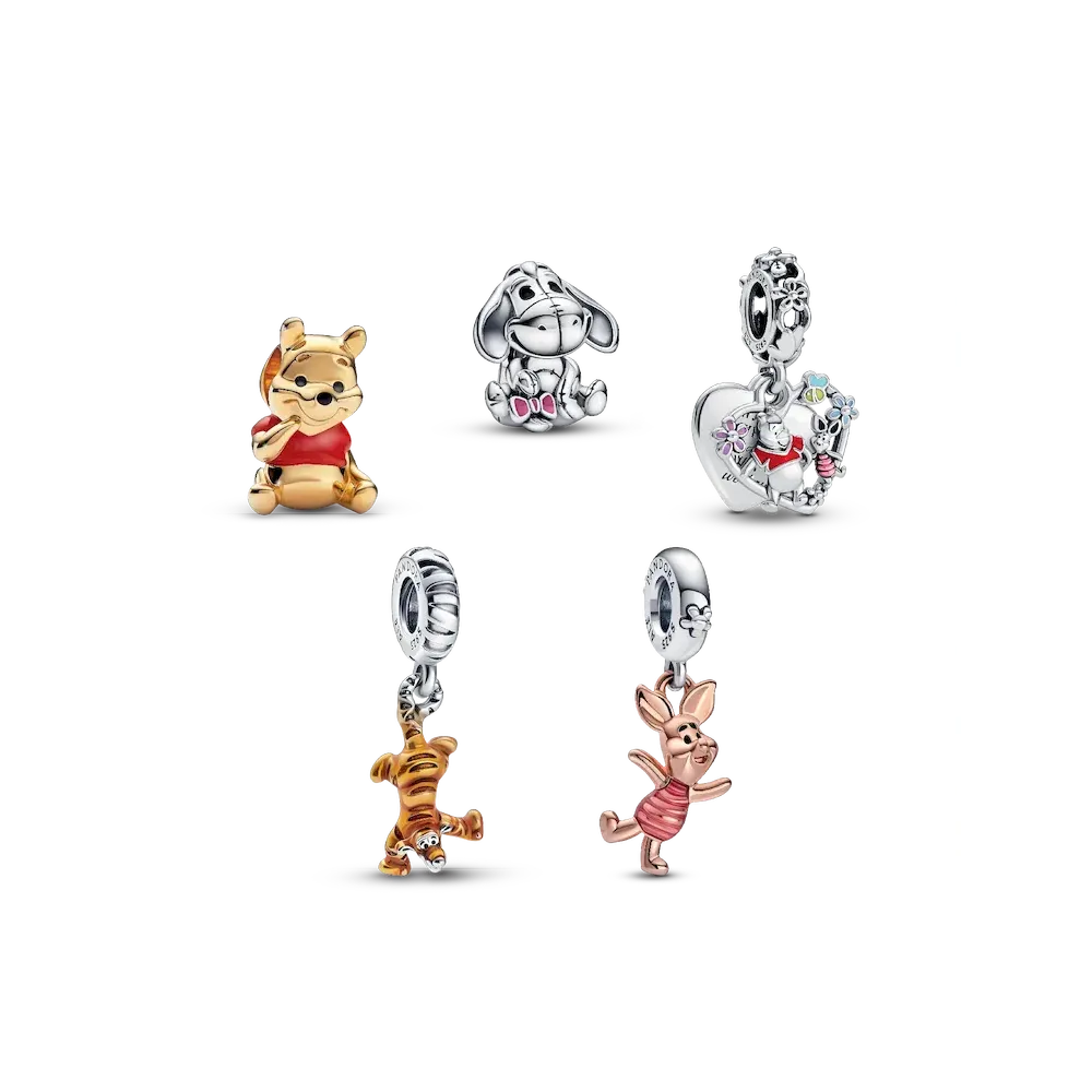 Winnie the Pooh Charm Collection Set