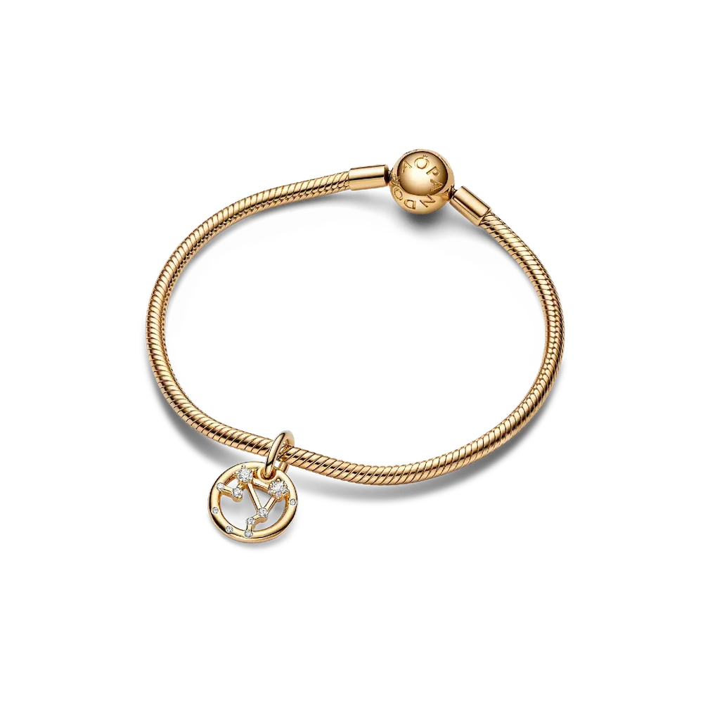 Libra Zodiac Dangle Charm Bracelet Set