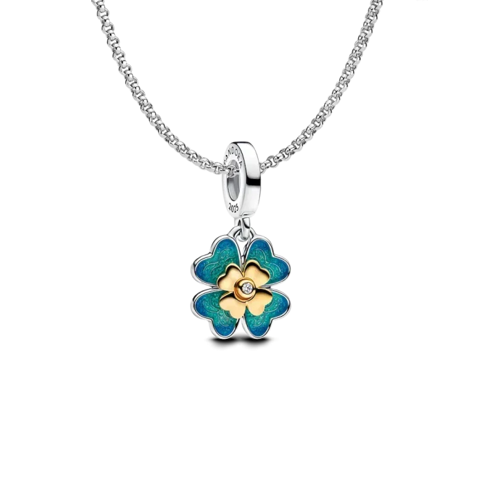 Four Leaf Clover Club Good Things Are Coming Charm Necklace - Image 2