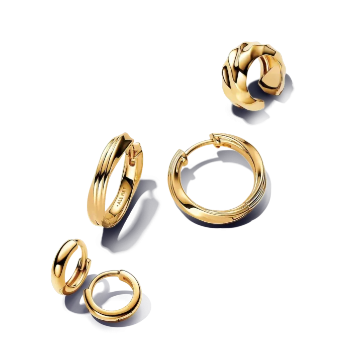 Twisted Hoop earring set - Image 4