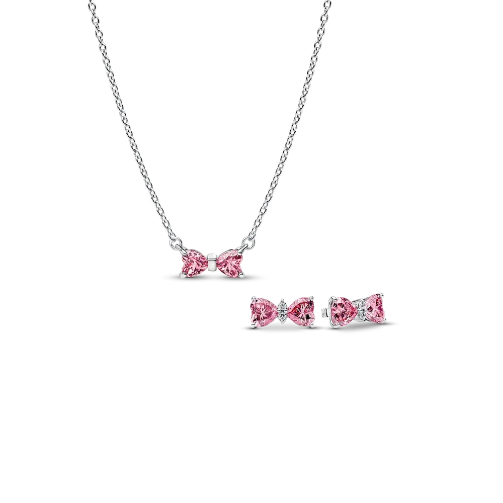 Wrapped In A Bow Necklace and Earring Set