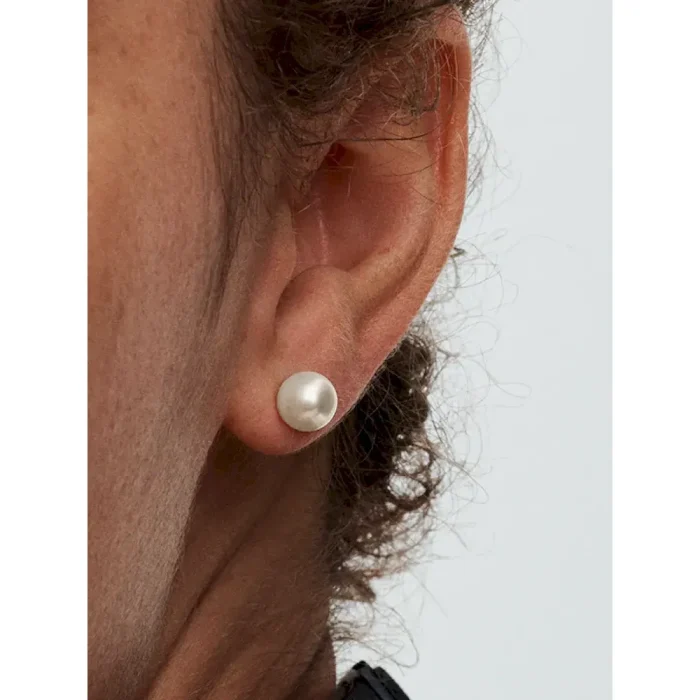 Treated Freshwater Cultured Pearl 7mm Stud Earrings - Image 2