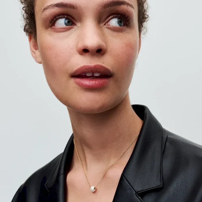 Treated Freshwater Cultured Pearl Collier Necklace - Image 3