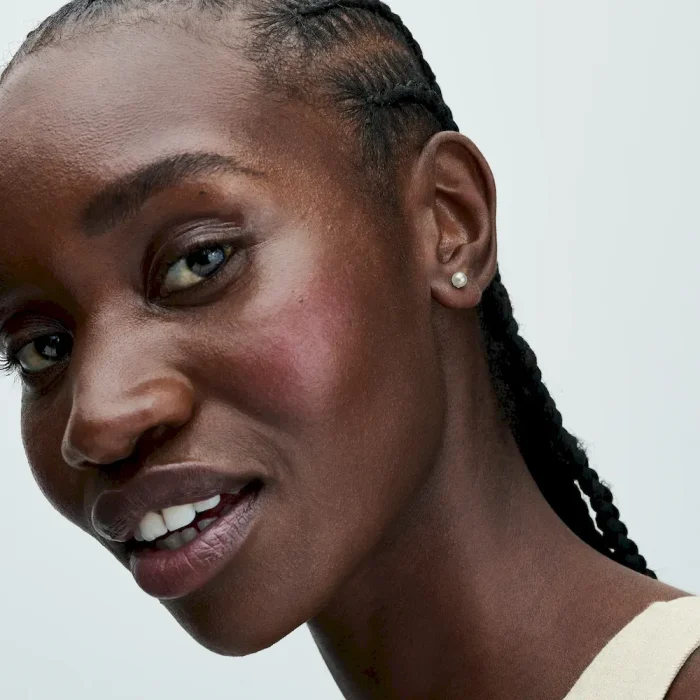 Treated Freshwater Cultured Pearl 4.5mm Stud Earrings - Image 3