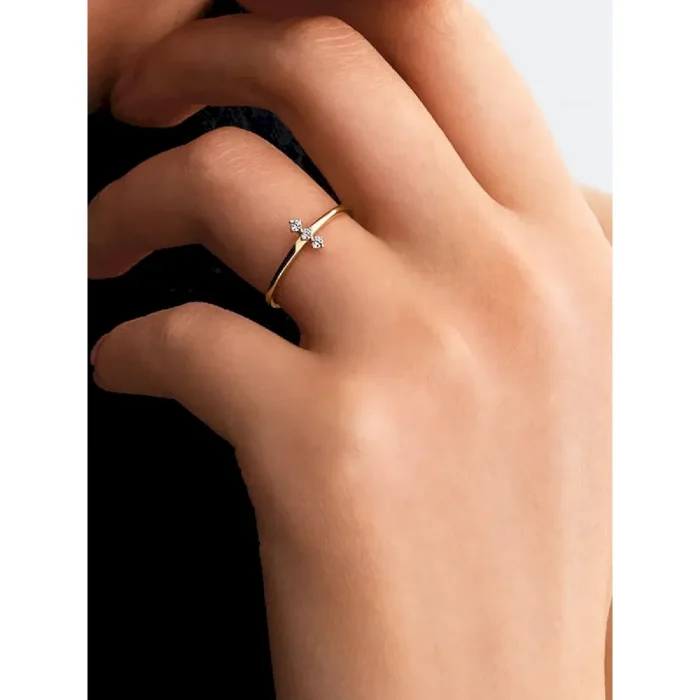 Pandora Era Lab-Grown Diamond Trio Ring - Image 2