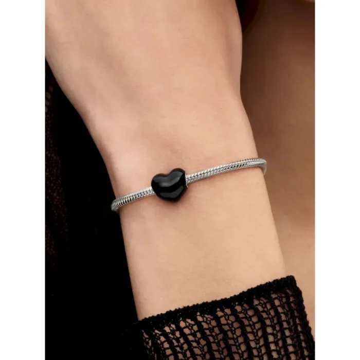 Black Heart Charm - Image 2