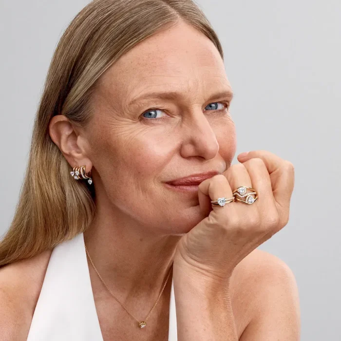 Double Band Heart Ring - Image 2