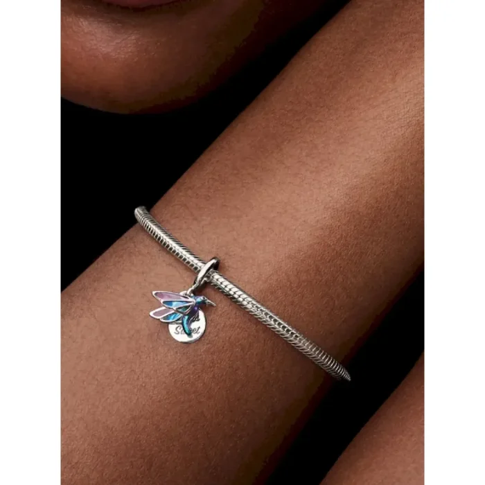 Hummingbird Double Dangle Charm - Image 2