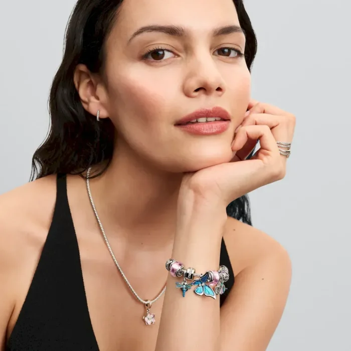 Sparkling Huggie Hoop Earrings - Image 4