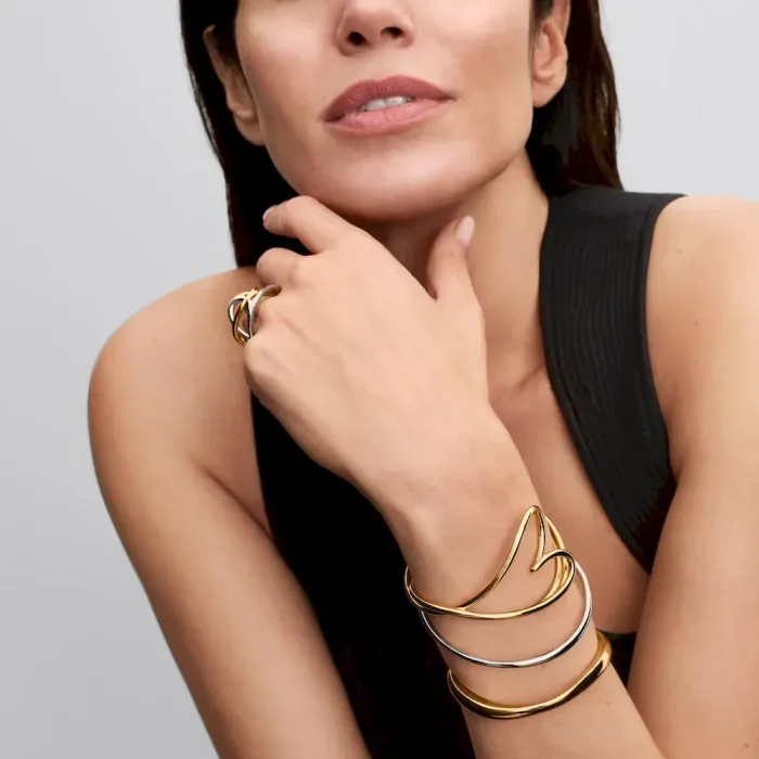 Organically Shaped Heart Bangle - Image 5