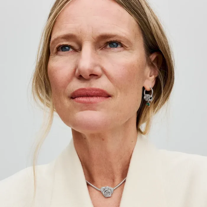 Sparkling Rose in Bloom Charm - Image 4