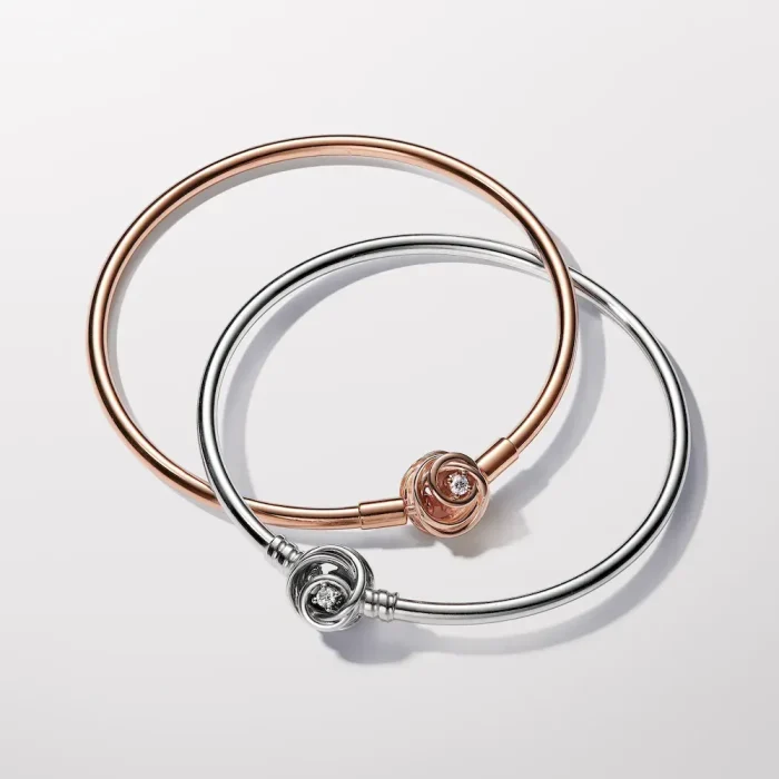 Pandora Moments Encircled Clasp Bangle - Image 4