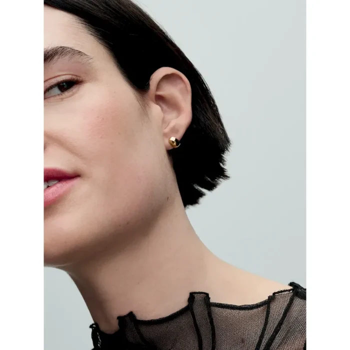 Organically Shaped Stud Earrings - Image 3