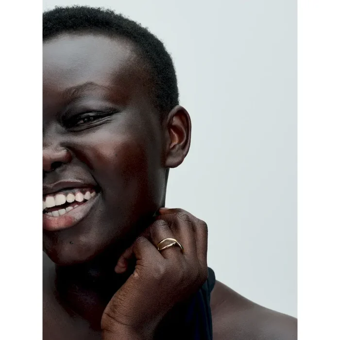 Organically Shaped Infinity Ring - Image 4