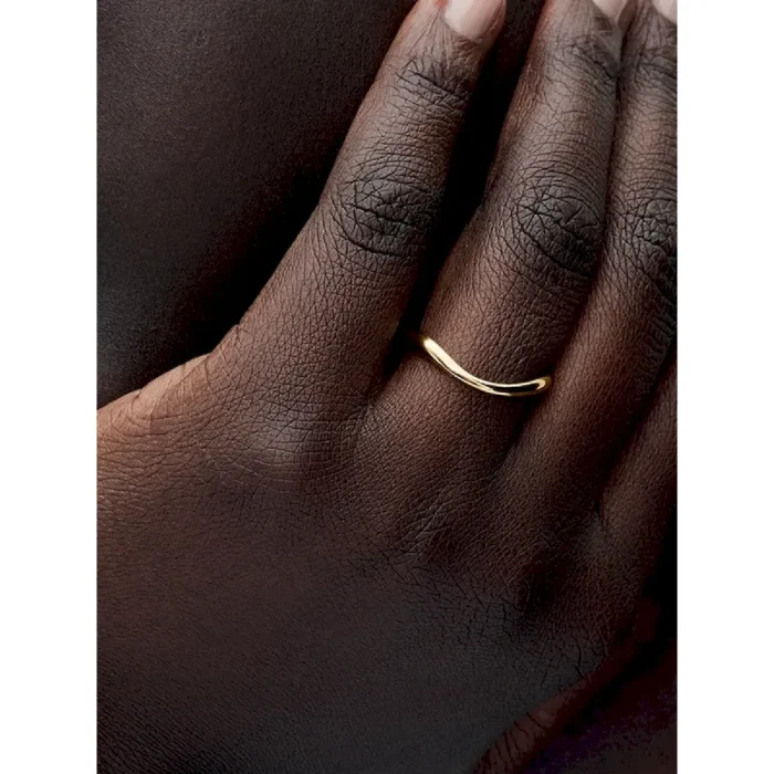Organically Shaped Band Ring - Image 2